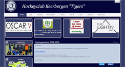 Desktop Screenshot of hockeytigers.be